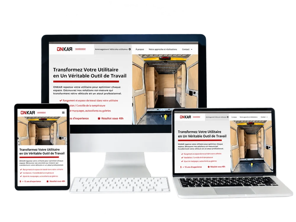 Aperçu du site Onkar