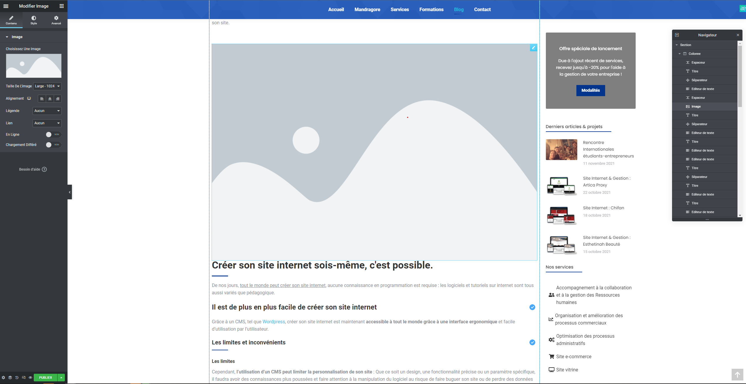CMS pour créer votre site internet